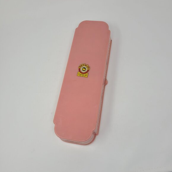 Stor-Aid Vintage Pink Lingerie Storage Container 13x4x2 - Picture 2 of 8
